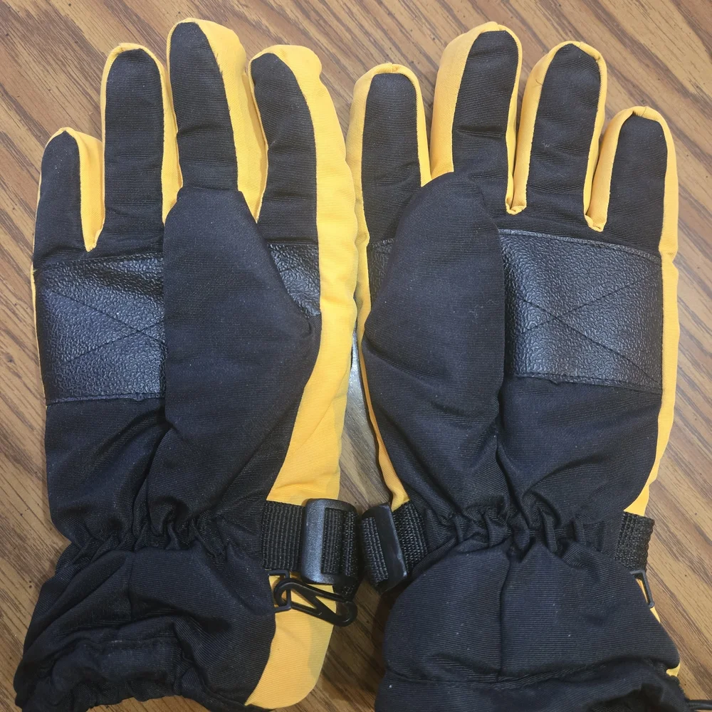 NFL Team Apparel Black Youth Gloves